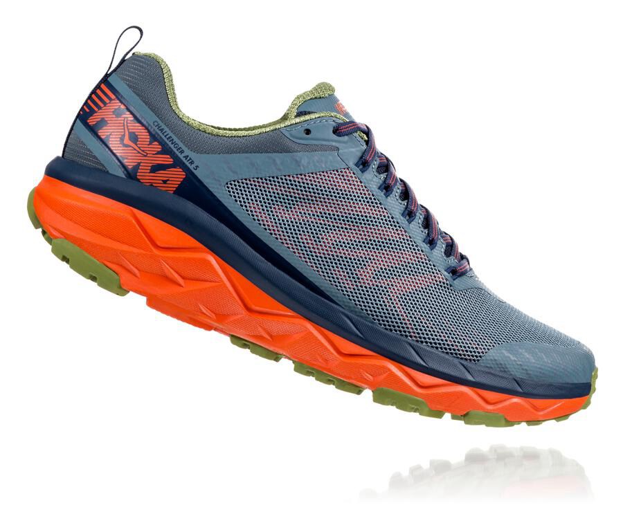 Tenis Trail Hoka One One Masculino Azul Marinho - Challenger Atr 5 - 945-RUGLEW